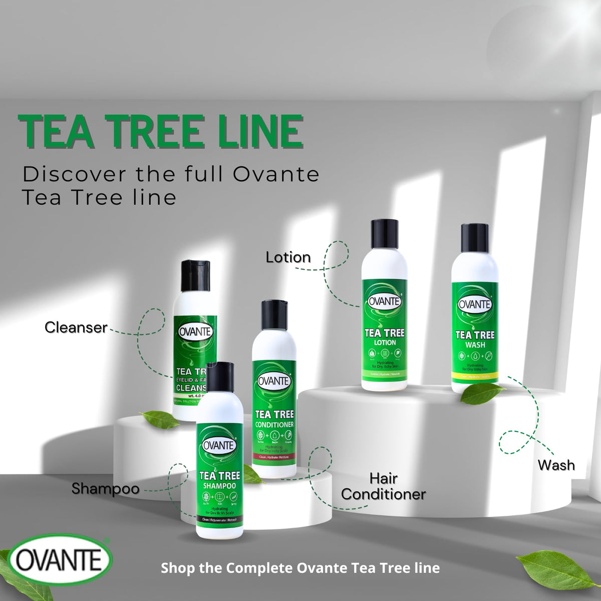 OVANTE made in usa badge and bottle emphasizing quality and origin benefit