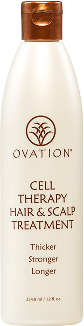 Ovation Hair front packaging showing bottle and branding for easy identification and trust