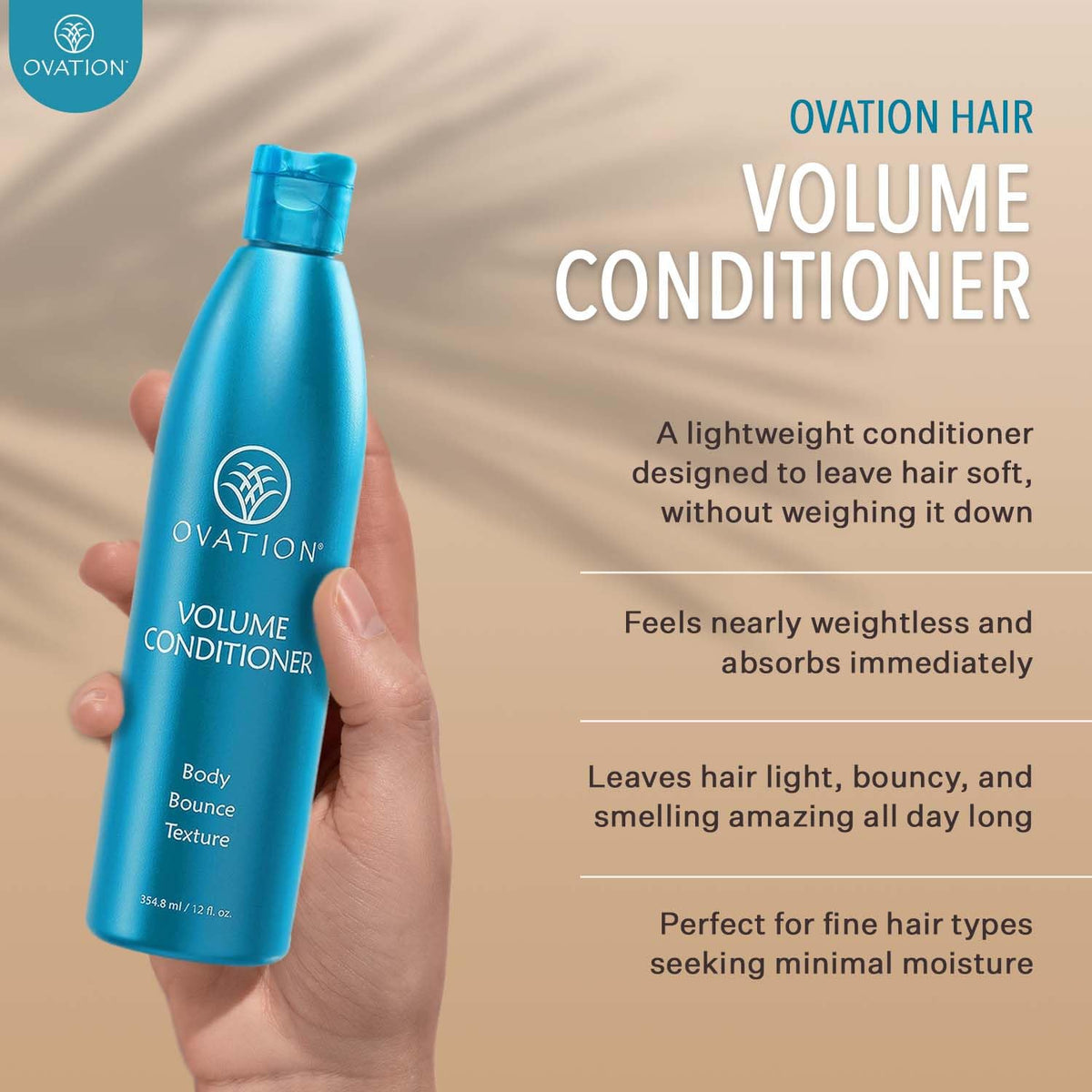 Ovation Hair olive oil ingredient shot highlighting natural nourishment