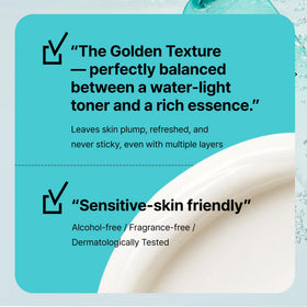 OVERLAPS applying toner after cleansing to demonstrate redness relief