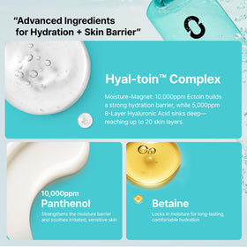 OVERLAPS in bathroom routine showing calming step for sensitive skin