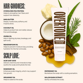 oVertone open cap and creamy texture highlighting conditioning benefits