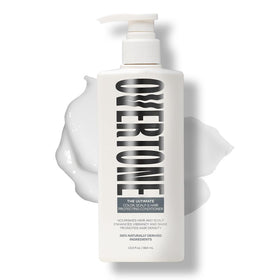 oVertone bottle front view showing product and clean design benefits