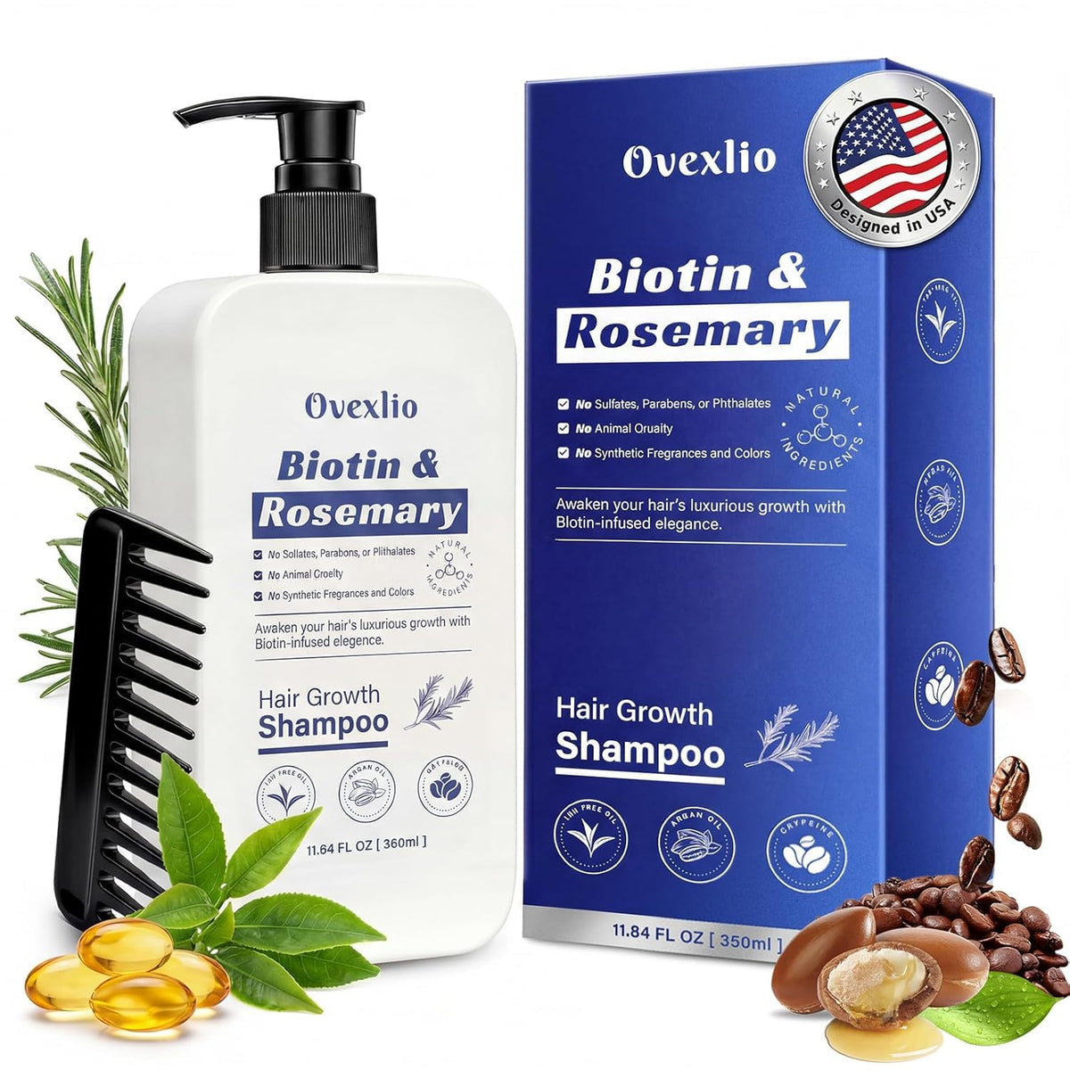 OVEXLIO front packaging showing bottle and product name for clear identification and benefit