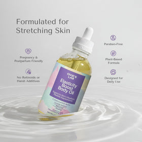 Ovie's Lab label detail focusing on ingredient clarity and pregnancy-focused formula