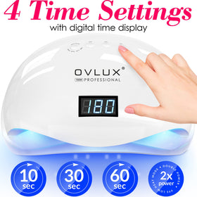 OVLUX pedicure demonstration showing roomy fit for feet and comfort