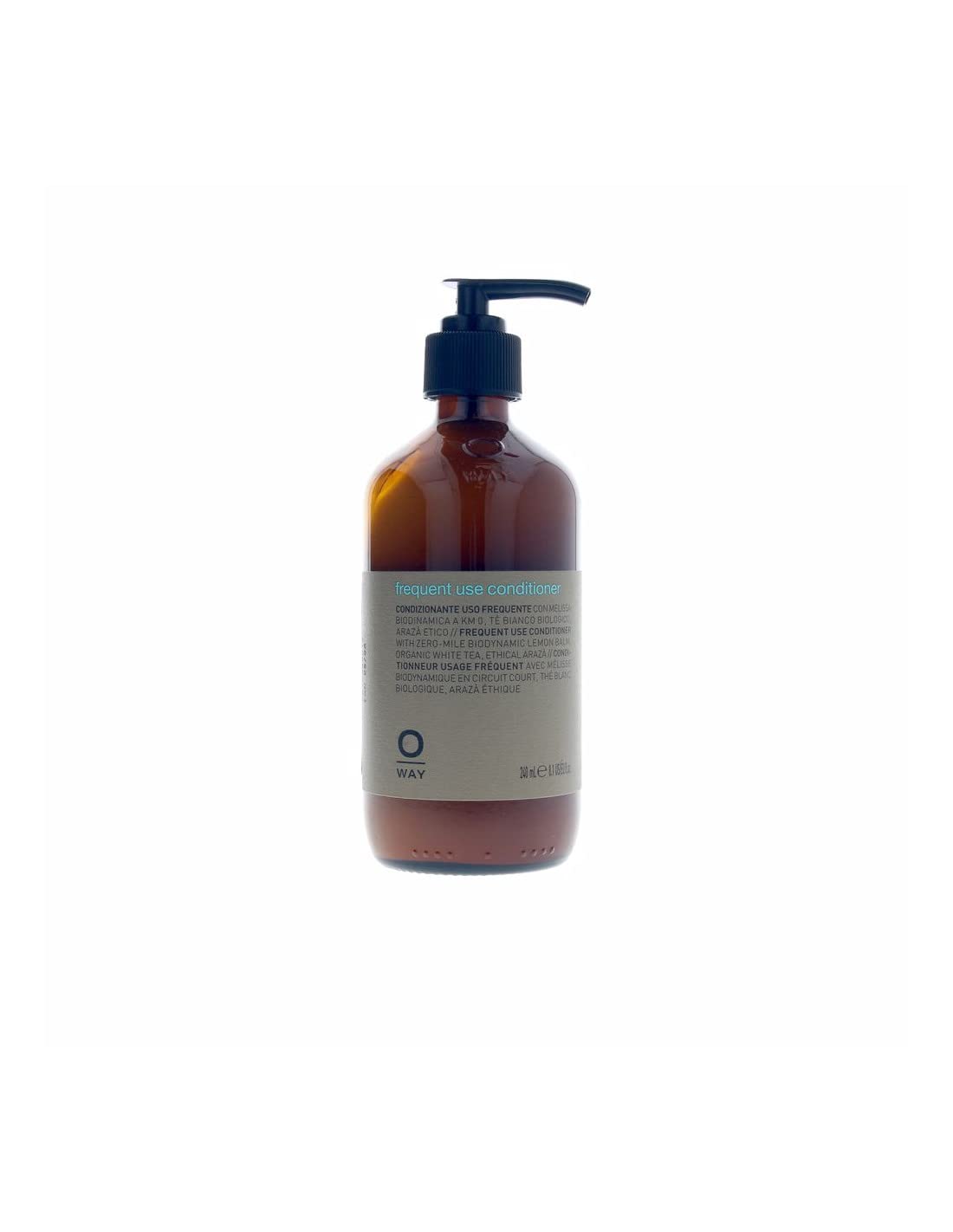 OWAY conditioner front packaging shows label and daily-use benefit