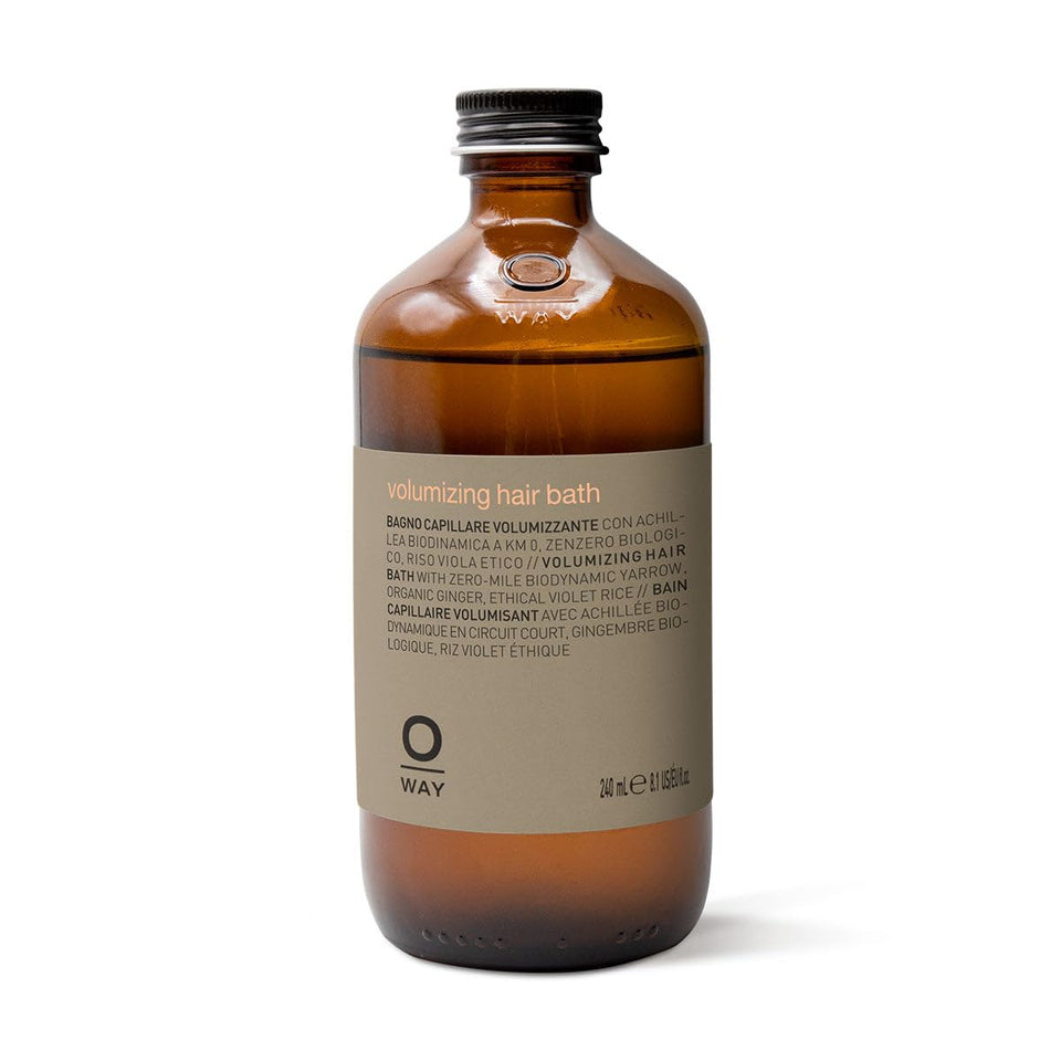 OWAY front label view showing product for fuller-feeling hair