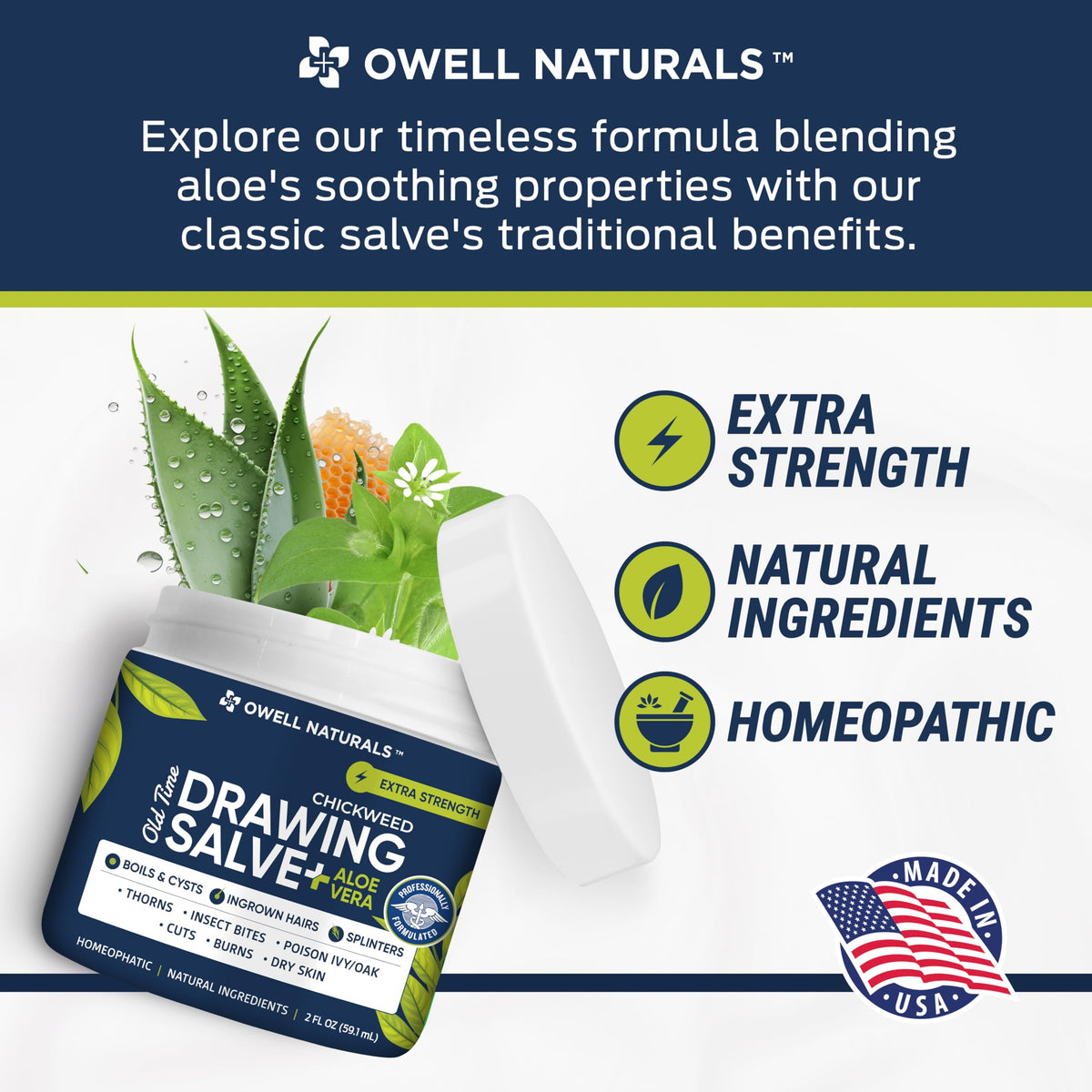 Owell Naturals applying salve to hand demonstrating targeted relief for minor skin irritations