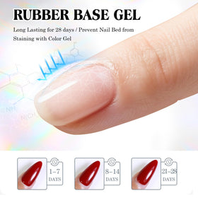 OXXI Professional self-leveling texture on nail demonstrating smooth finish