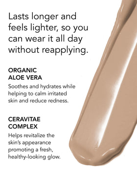 Oxygenetix foundation in travel kit lifestyle scene showing on-the-go convenience benefit