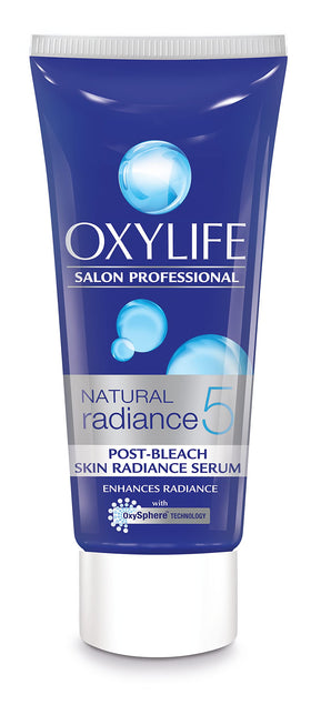 OxyLife application on cheek demonstrating even coverage and ease