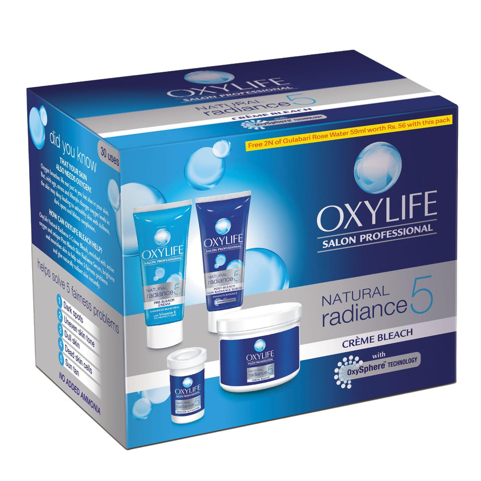 OxyLife front packaging 310g tub showing product name and benefits