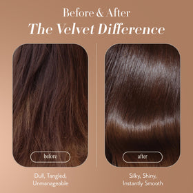 OYA on color-treated hair showing restored shine and vibrancy
