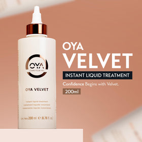 OYA pump dispensed texture demonstrating rich moisture and silkiness