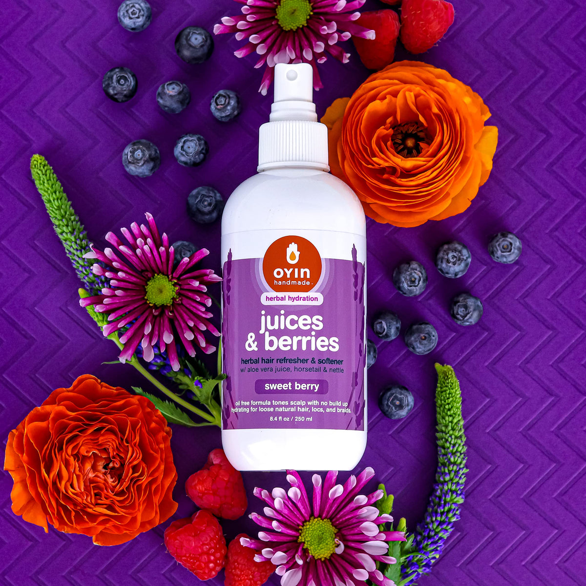 Oyin Handmade tonic texture on coily hair showing soft, defined strands