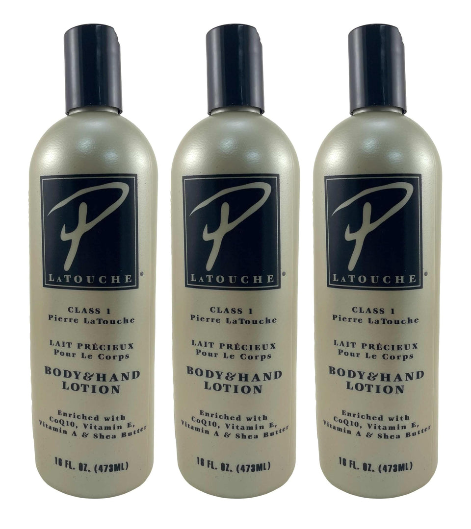 P. Latouche front packaging showing bottle and label, highlights product identity and clarity.