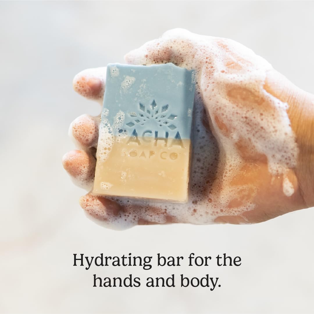 Pacha Soap Co close-up texture of volcanic ash and pumice for gentle exfoliation