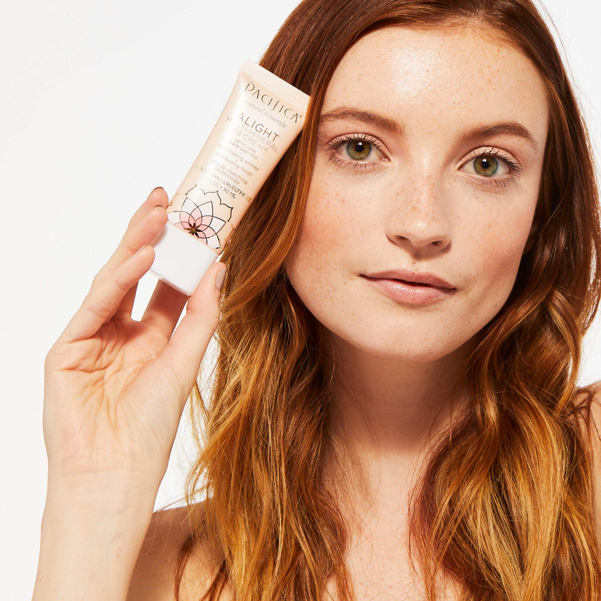 Pacifica Alight texture close-up showing creamy, lightweight blend benefit