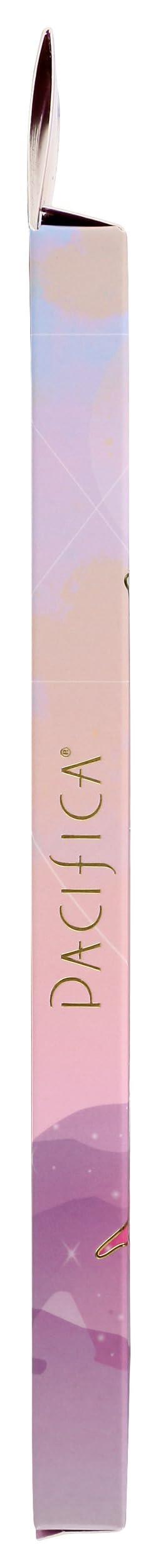 Pacifica shimmer and micro-glitter detail emphasizing sparkle payoff