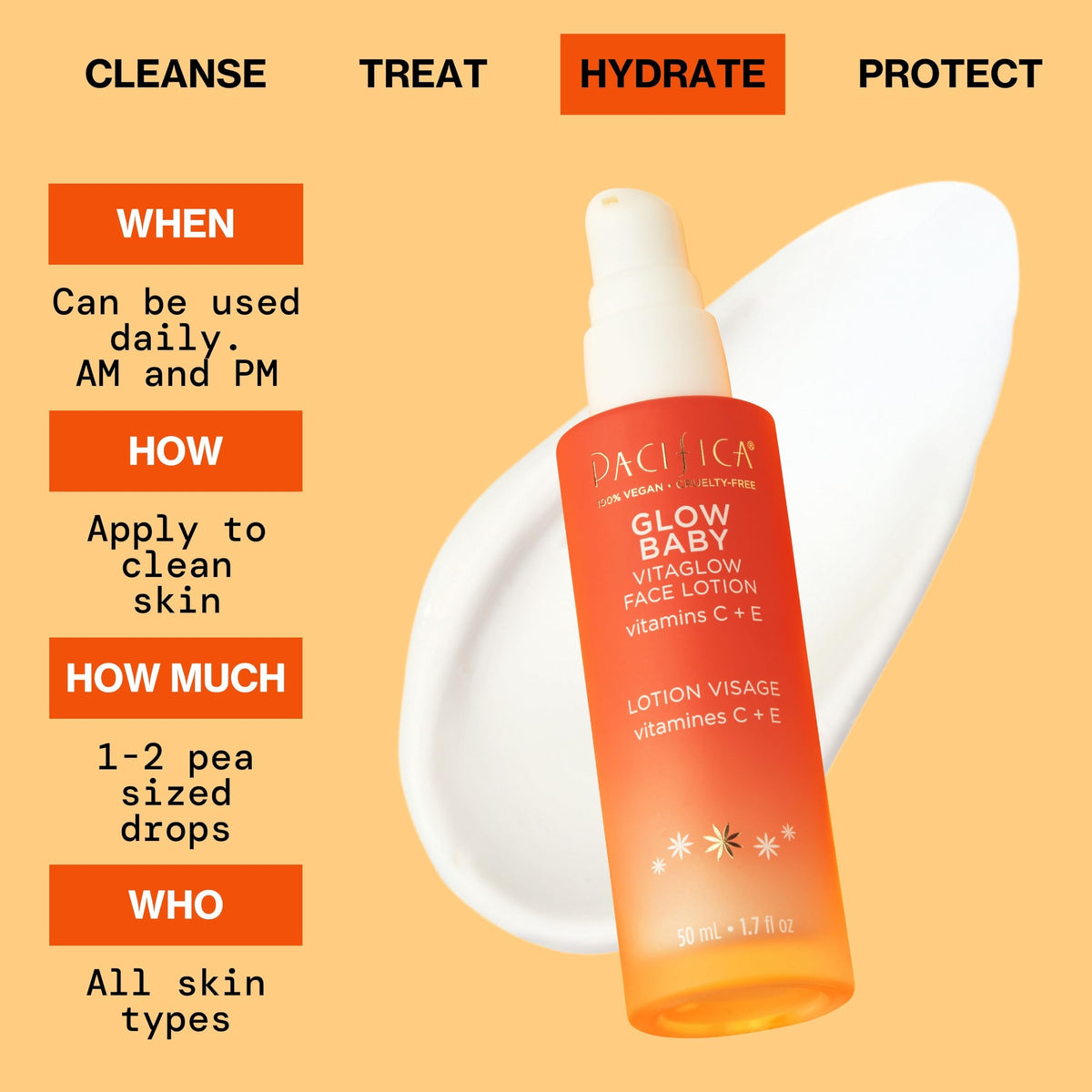 Pacifica moisturizer applied in morning routine, illustrating layering under SPF benefit