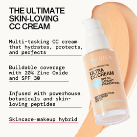 Pacifica CC cream blended on hand demonstrating natural coverage