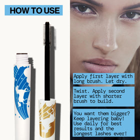 Pacifica Dream Big short brush close-up, packed bristles for added volume