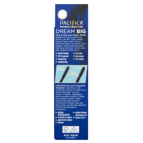 Pacifica Dream Big formula texture with fibers visible, builds faux-lash length