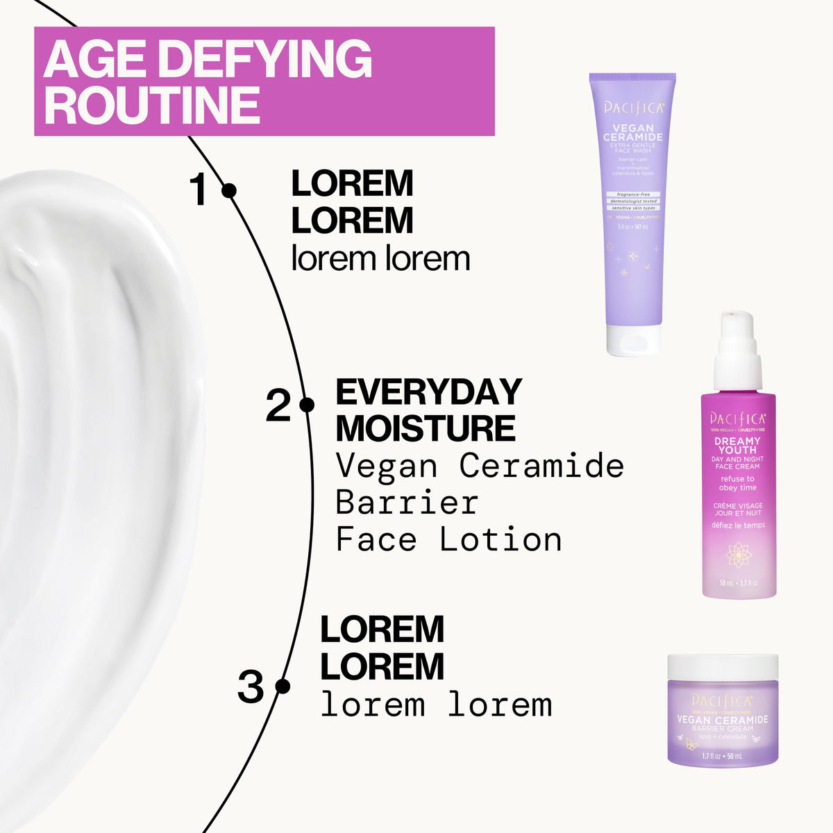 Pacifica rose and geranium botanicals illustrating natural fragrance benefit