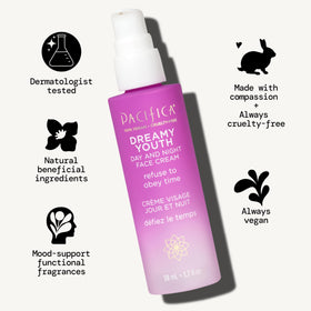 Pacifica close-up of creamy texture highlighting fast absorption benefit