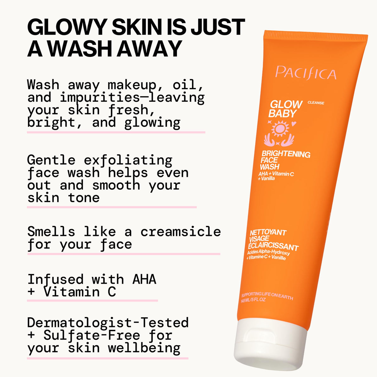 Pacifica flatlay with products and towel illustrating simple routine benefits