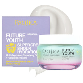 Pacifica Future Youth front packaging showing jar and branding for clear purchase decision