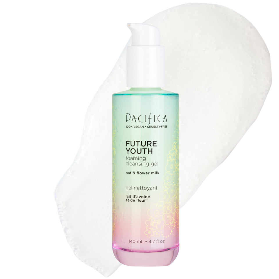 Pacifica front packaging showing cleanser and benefits