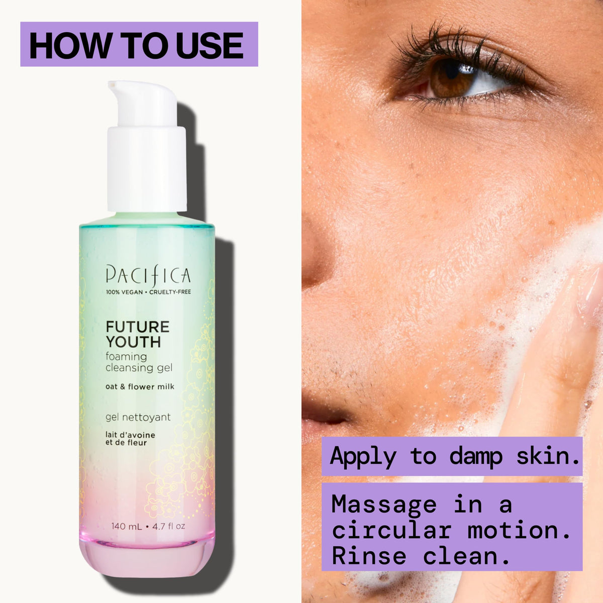 Pacifica cleanser in bathroom routine pre-serum prep for skin