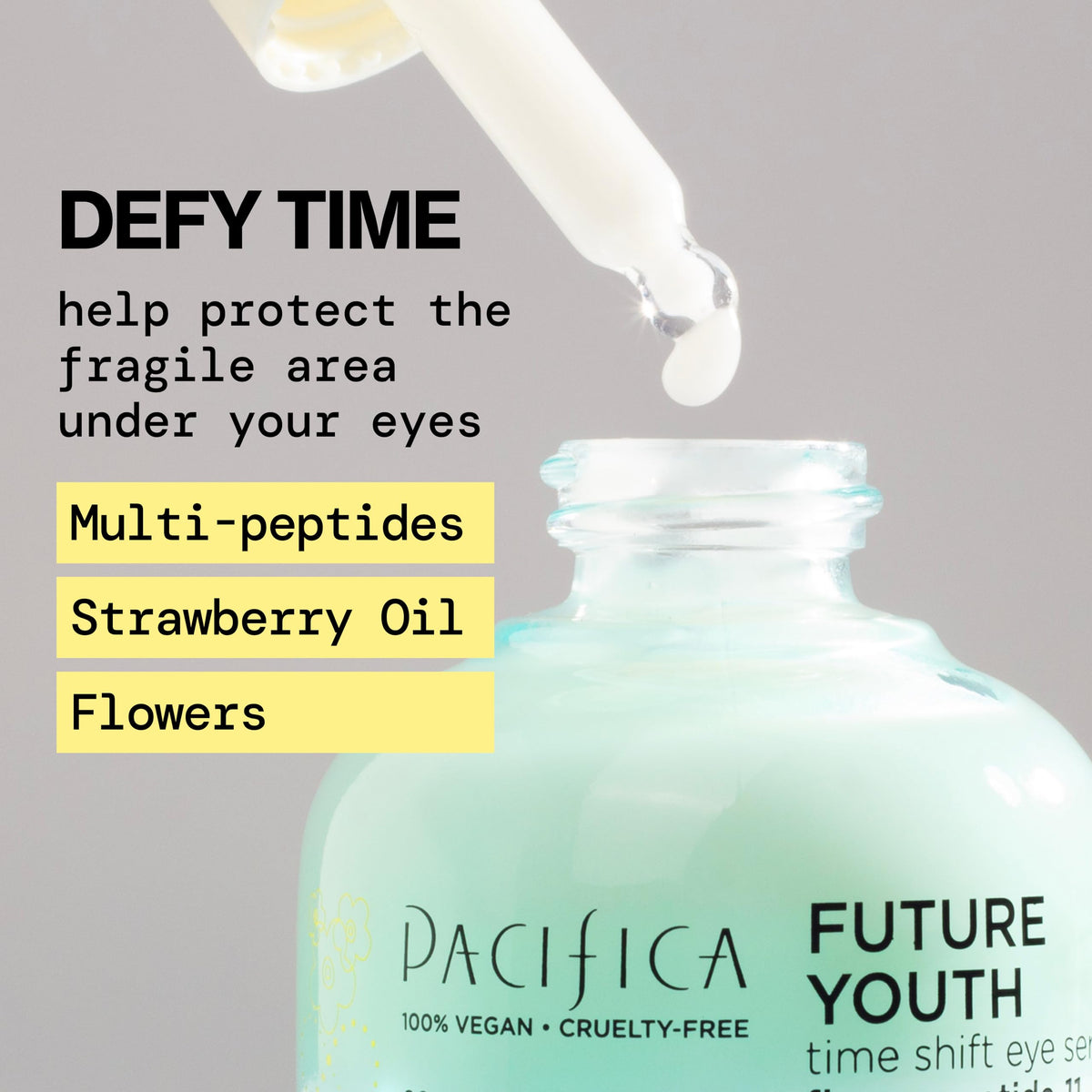 Pacifica pump dispenser detail highlighting easy precise application
