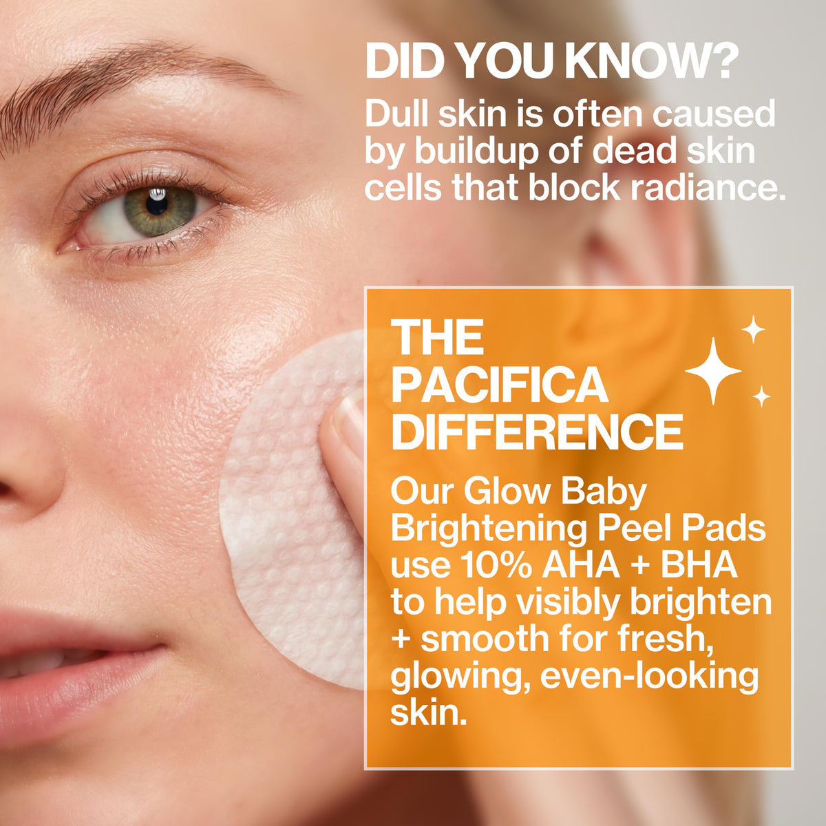 Pacifica pads spread on surface signaling convenient no-rinse use