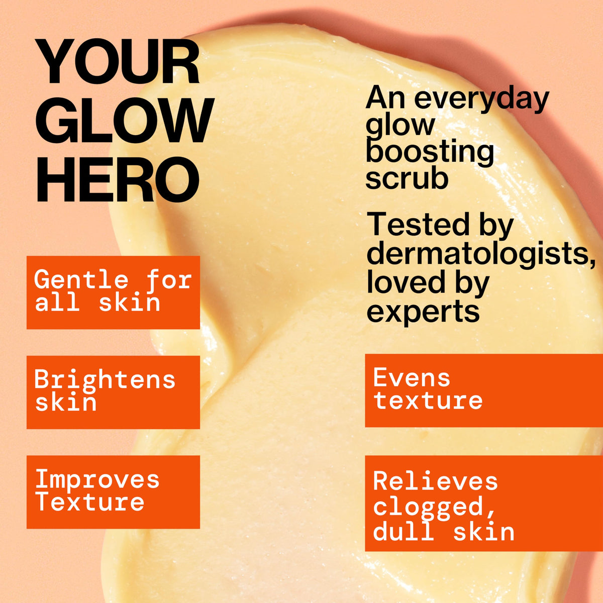 Pacifica Glow Baby wash pouring onto hand showing lightweight cleanse and brightening benefit