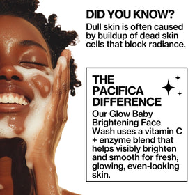 Pacifica wash being applied to hand to show easy lathering benefit