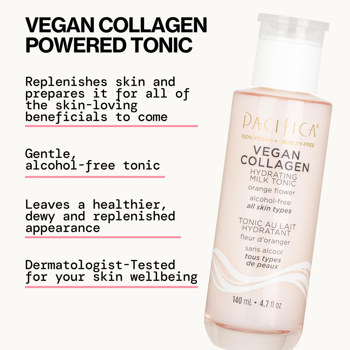 Pacifica hyaluronic acid visual emphasizing deep hydration and skin plumping benefit