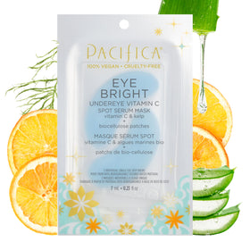 Pacifica ingredient panel close-up listing Vitamin C and humectants