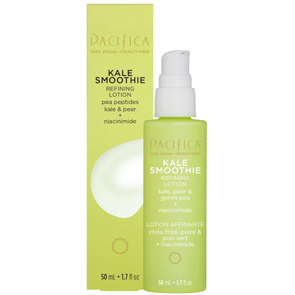 Pacifica front packaging showing clean glass bottle and logo for shelf appeal
