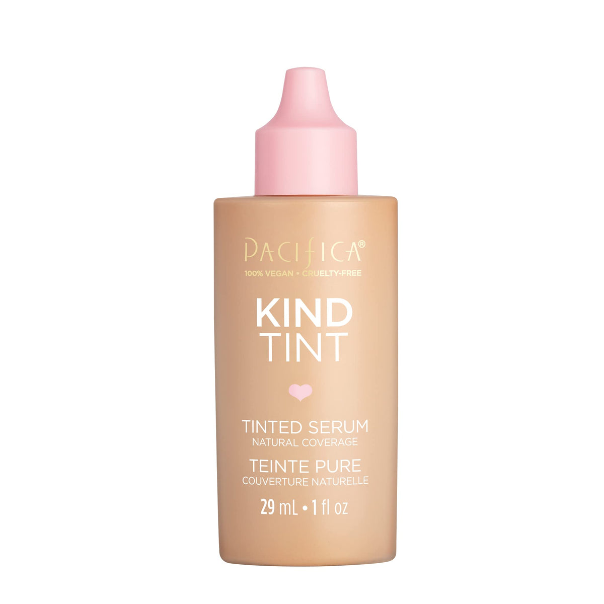 Pacifica front bottle of Kind Tint Serum showing clean design and easy use