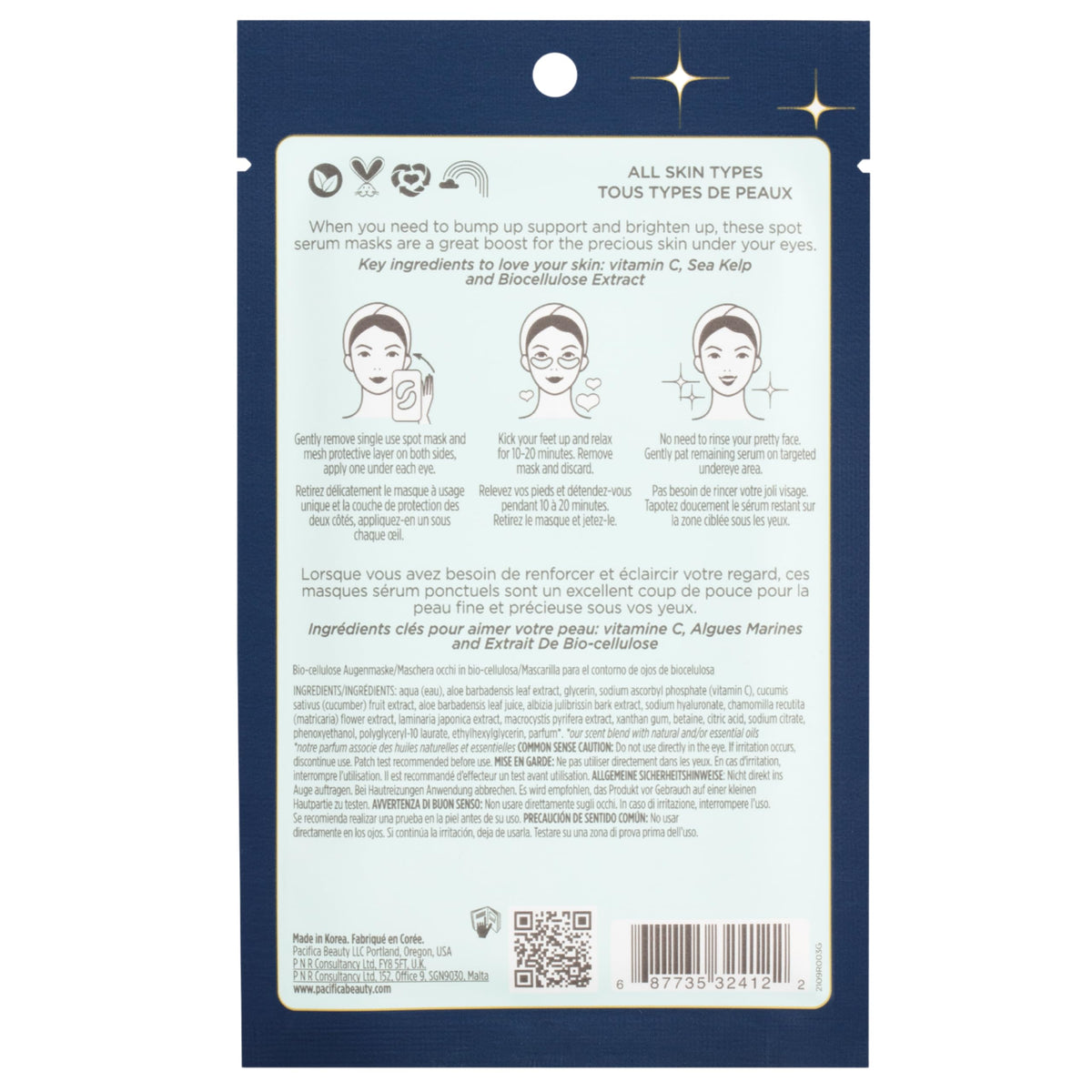 Pacifica masks staged on a vanity showing travel-ready and gifting appeal