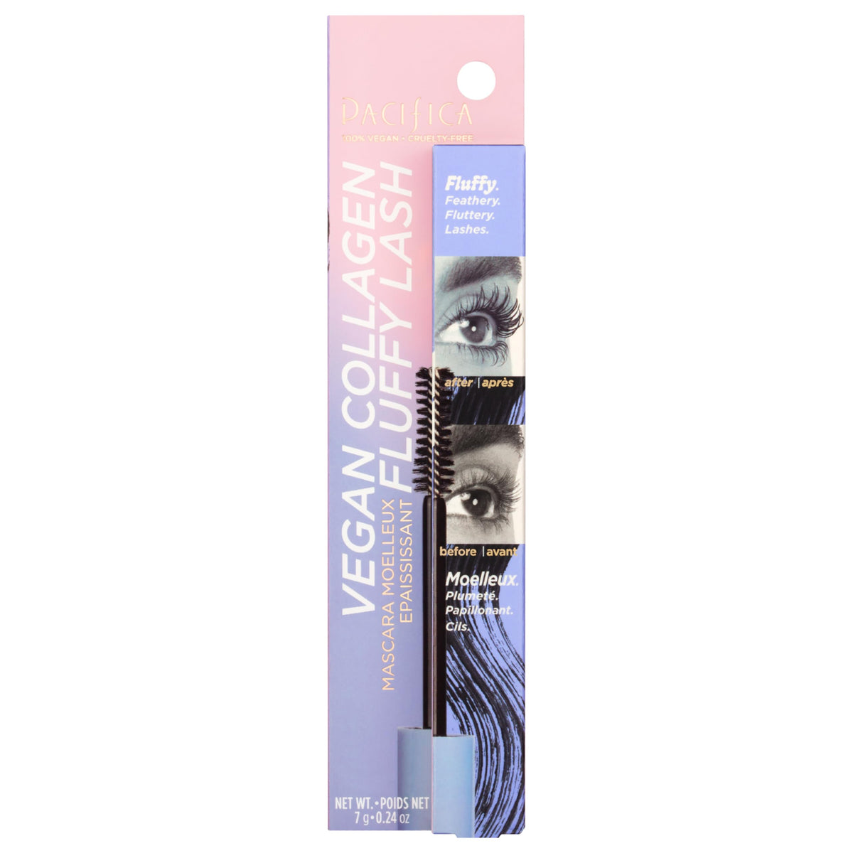 Pacifica mascara on a vanity scene inspiring eco-conscious beauty routine confidence