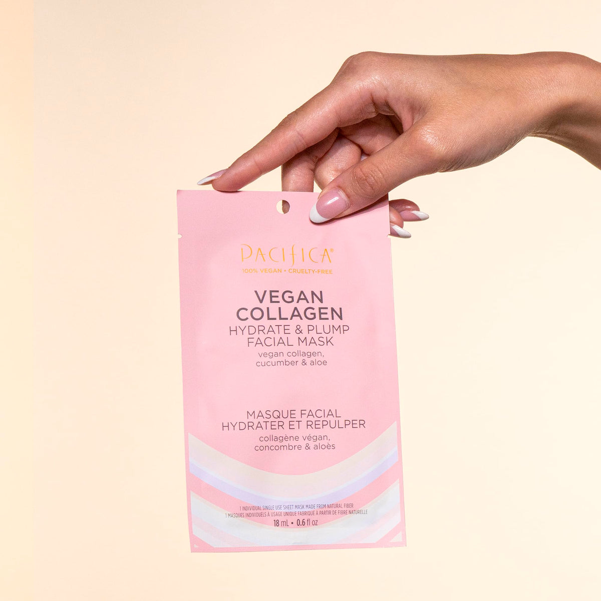 Pacifica product label and ingredients highlighting clean formula