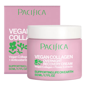 Pacifica night cream front jar showing clean packaging and hydration benefits