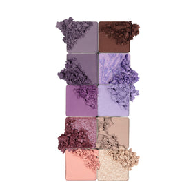 Pacifica close-up of pans showing matte and shimmer finishes for smooth blendability