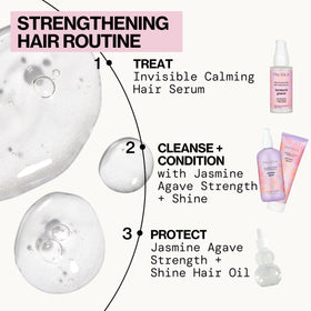 Pacifica bottle label closeup showing peptide and biotin callouts