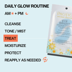 Pacifica single sealed pouch removed from box illustrating convenience