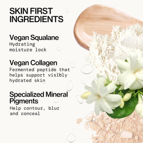 Pacifica creamy texture closeup showing blendable formula for smooth finish